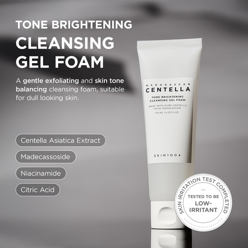 SKIN1004 Tone Brightening Facial Cleansing Foam 125ml / Tone-Brightening Cleansing