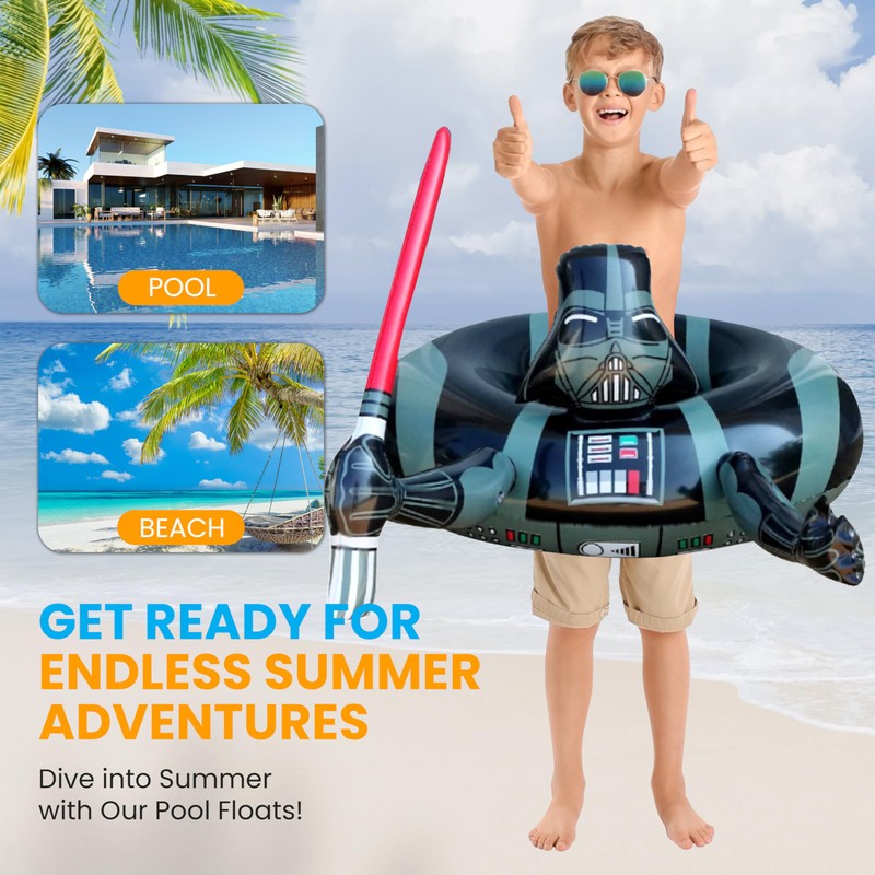 Nino Star Products Pool Float Black Outdoor