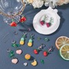 SUNNYCLUE 1 Box 196Pcs Earrings Making Kit Fruit Charms Thanksgiving