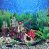 PINVNBY Aquarium Resin Castle Decoration Fish Tank Driftwood Castle Cave