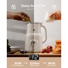 KIDISLE 6 in 1 Automatic Nut Milk Maker Blender, 20oz
