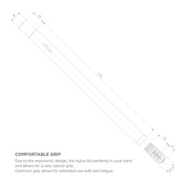 elago Stylus Slim Pen , blk