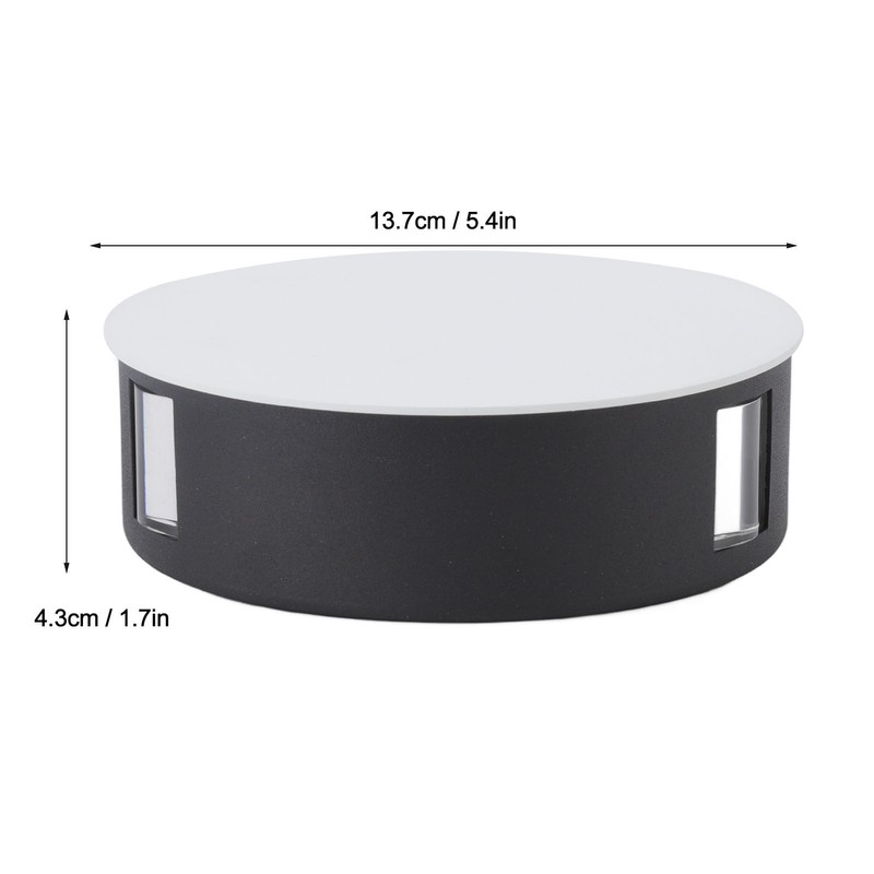 Wall Light Round Shape Aluminum Alloy 3 Beams Modern Wall