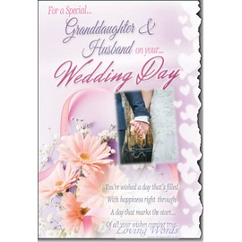 For A Special Granddaughter & Husband On Your Wedding day card Lovely Verse