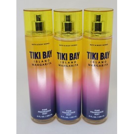 3 Fine Fragrance bath Body Mist Spray TIKI BAY ISLAND MARGARITA