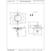 Westbrass D320-01 Roman Tub Drain Trim, 3-9/16" OD, Polished Brass