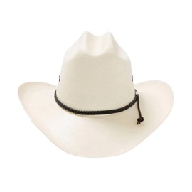 Stetson Men's Carson 10X Shantung Straw Cowboy Hat Natural 7 5/8