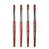 KADS Nail Acrylic Brush 4 Pcs Gel Nail Brush Kolinsky