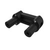 1-Inch Handlebar Risers with 1-Inch or 2-Inch Height, Matte Black