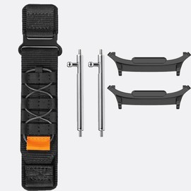 Compatible with Galaxy Watch Ultra 47mm LTE Band bands, Rugged Nylon Sports Strap with Woven Loop Design Compatible with Galaxy Watch Ultra 47mm LTE Smartwatch (for Galaxy Watch Ultra 47mm LTE,
