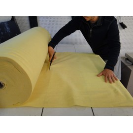 Kevlar Felt - 1 Yard - 36 Inches by 40 Inches - Used for Canoe Kayak to Protect Boat Bottoms from Rocks, Oysters, Sand, and virtually Any Object That Would Normally Puncture The Bottom - 3.5 Ounce