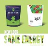 Zest Energy Green Tea - Pomegranate Mojito Loose Leaf Blend