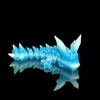 Tumbler Straw Buddy Dragon Guardian Straw Figurine 3D Printed:_Ice