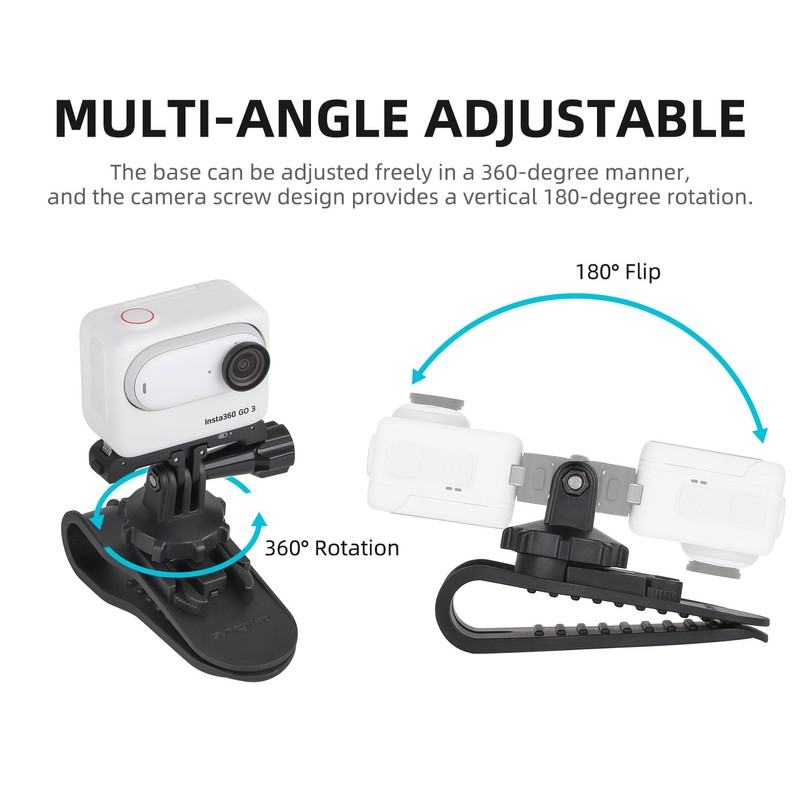 MAXOLA Car Clip for Insta360 GO 3 Car Sun Visor