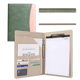 Futihana Clipboard Folder Combination, Storage Clipboard with Cover Suitable for Business School Office Meeting Notepad Plywood C