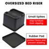 MYMULIKE Bed Risers Oversized, 4 Inch Heavy Duty Furniture Risers