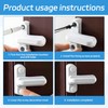 2 PCS Sash Jammers,Sash Jammers for UPVC Doors,Door Jammer for