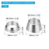 PATIKIL 1/4" Pipe OD 304 Stainless Steel Compression Pipe Fitting