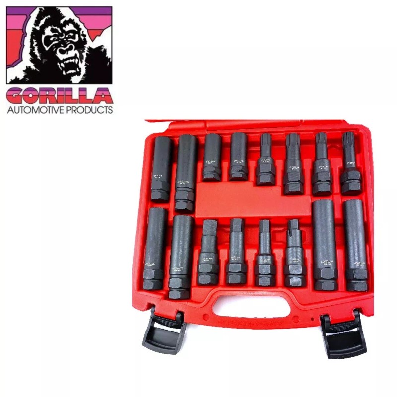 Gorilla 16pc New Gorilla Tuner Spline Hex Lug Nut /