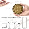 BOXIMIAO Drink Coasters with Holder Stand Set of 6, Mandala