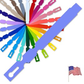 TAGKRAFTERS 5" x 1/2" Lavender - 150 Pcs - Plastic Plant Tags and Labels - Wrap Around Thermal Plastic - Nursery Garden Tree Labels | Made in The USA |