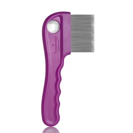 Puressentiel Läusekamm, entfernt Läuse und Nissen effektiv und einfach – integrierte Lupe – Edelstahl