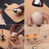 Egg Cracker Tool,Egg Topper, Egg Cutter,Egg Shell Remover,Matching Stainless Steel