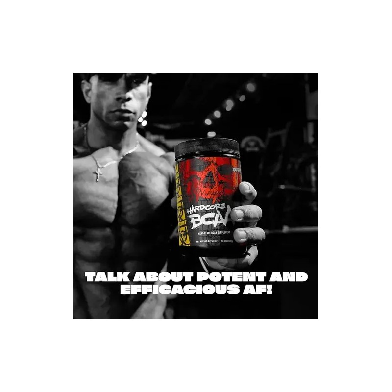 Bcaa Hardcore Mutant Aminoacidos Suplemento 30 Servicios Sabor Frutos Rojos