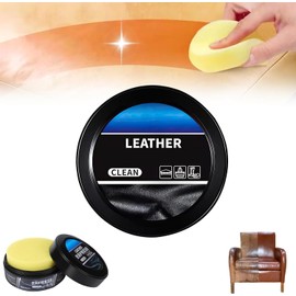 Garlyxg Cleaning and Care Cream & Cleaning Paste for Leather Care, Automotive Interior Leather Cleaning Cream, Leather Repair Kit for Car, Furniture, Multifunctional Leather Cleaning Cream (9.2 Oz)