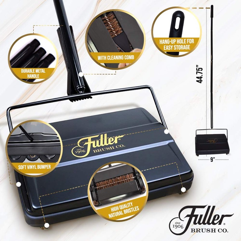 Fuller Brush 17072 Electrostatic Carpet & Floor Sweeper - 9"