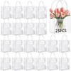 25PCS Bolsas de Regalo de PVC Transparente con Asas, Bolsas
