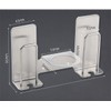 Stainless Steel Self Adhesive Wall Mounted Toothpaste Holder Cup Holder