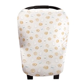 Copper Pearl Multi-Use Cover: Car Seat Covers, Nursing Cover, and Stroller Cover for Sun - Stretchy Fabric, All-Season Use, Stylish Designs, Easy Access for Moms - Chip