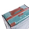 AQS INTERNATIONAL Transparent PVC Suitcase Cover Protectors - Clear Luggage