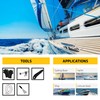 SIKA Sikaflex-291, Black, Fast Cure Marine Adhesive and Sealant, Polyurethane