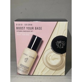 Bobbi Brown Set Full Size Face Base 1.7 Oz + Smoothing Serum 1 Vitamin Enriched