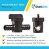 SharkBite 1/2 Inch Poly Crimp Ball Valve, Pack of 2,