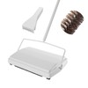 JEHONN Carpet Floor Sweeper with Horsehair, Non Electric Manual Sweeping,
