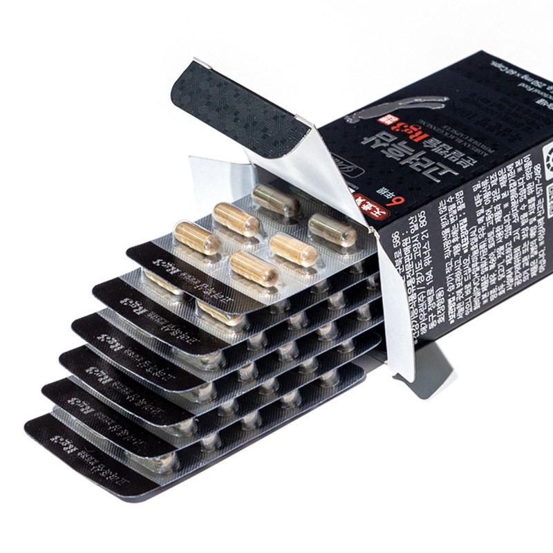 Korean black ginseng powder capsule Rg3 120 capsules / 고려흑삼분말캡슐