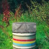 Bojueshaw Adjustable Rain Barrel Mesh Cover,95cm Mesh Protective Net with