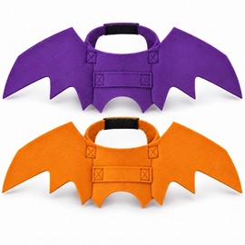 Pet Costume Accessories for Cats & Dogs – Fun Bat Wing & Hat Styles for Halloween Parties, Christmas and Cosplay