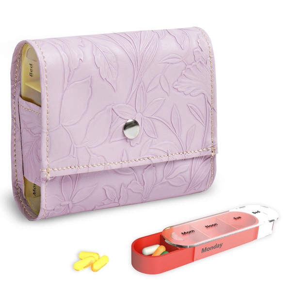 Czzmy Pill Organizer Weekly Travel Medication Reminder Daily Afternoon Reminder