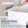 JS Jackson Supplies Tehila White Wall-Mounted Utility Sink Tub Kit,