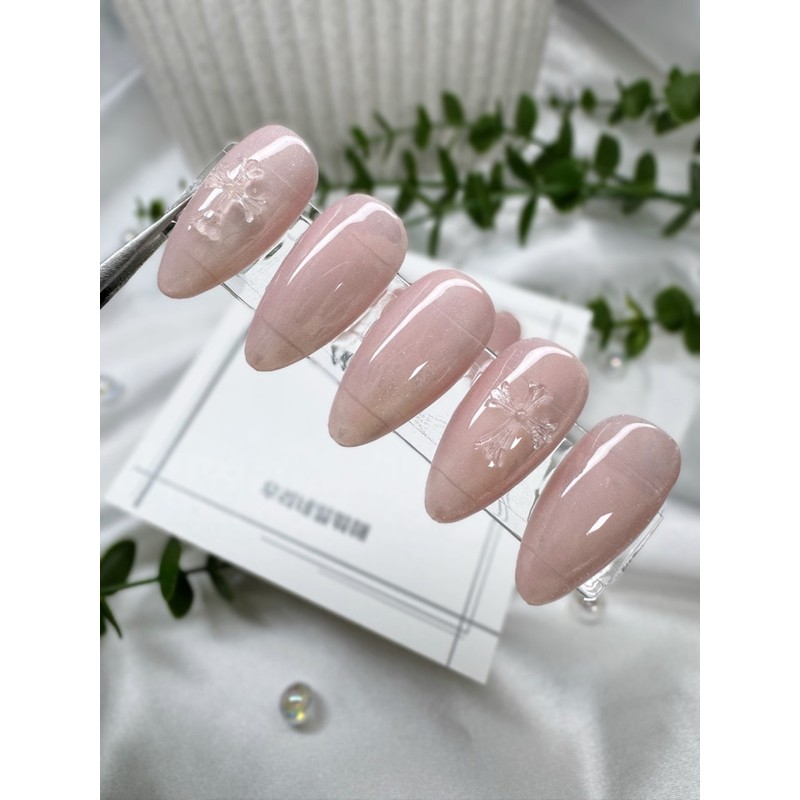 Nude cross, cross transparent magnet Daily handmade nail tips -