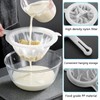 Kitchen Ultra-Fine Nylon Mesh Strainer Food Yogurt Mesh Sieve Plastic