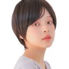 AQUADOLL wg300MBK Short Full Wig, Boyish Cool, Black Hair, Blonde,