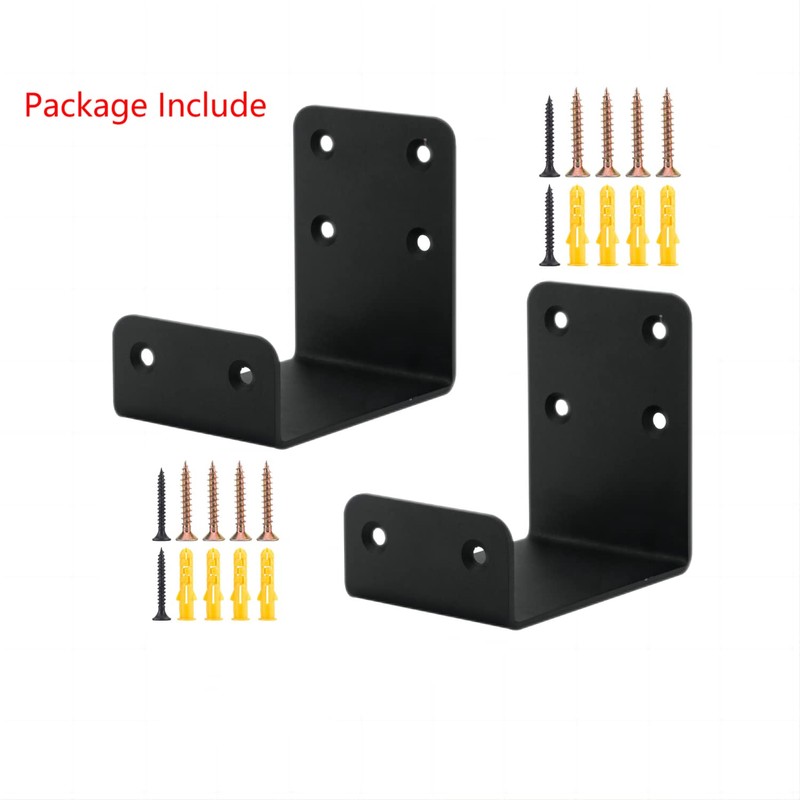 Heavy Duty Mantel Brackets，Floating Shelf Fireplace Bracket，U-Shaped Beam-Style Mantel Support(2