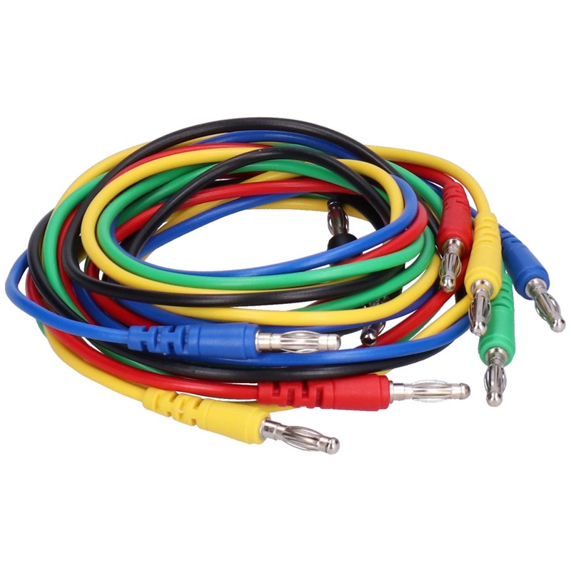 Banana Connector Test Cable Set 4mm 1 Meter Electric Testing