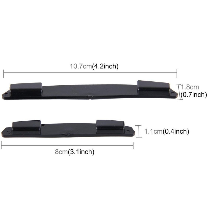 4 x Car Black Rubber Door Edge Protector Door Edge