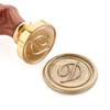 Wax Seal Stamper, VOOSEYHOME Initial Handwritten Letter Alphabet D Stamp